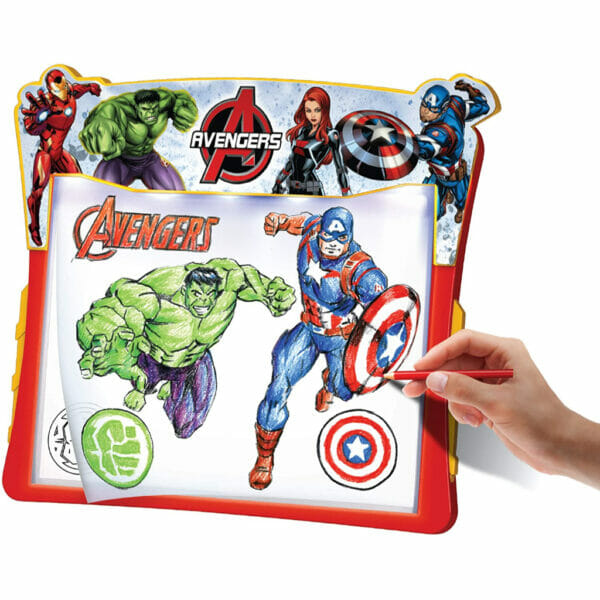 cra z art marvel avengers light up tracing pad5