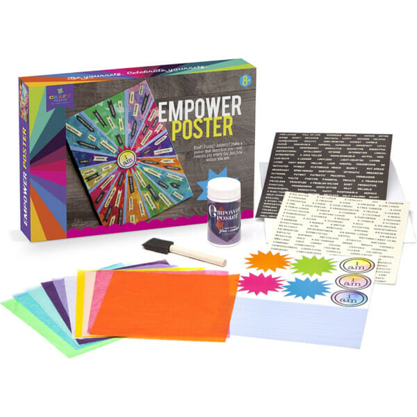 craft tastic – empower poster – craft kit – design a one of a kind inspirational poster (7)