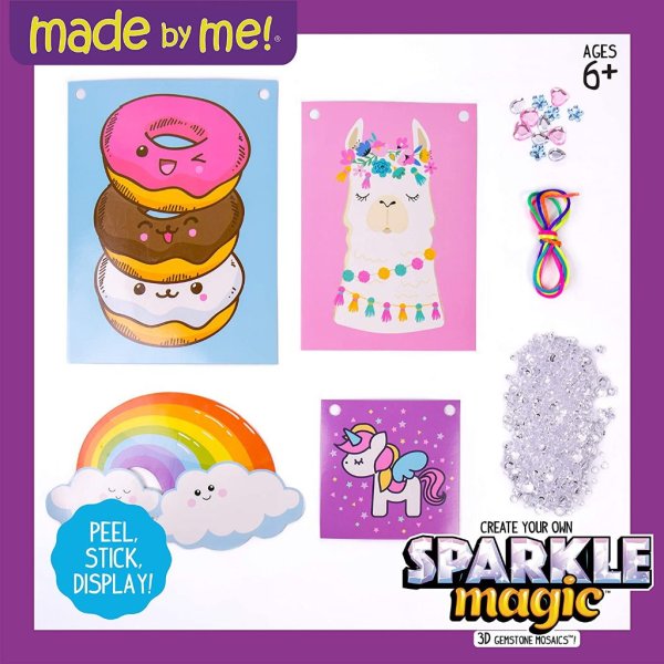made by me create your own sparkle magic 3d gemstone mosaics, diy 3d diamond art, mosaic art for kids1