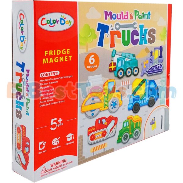 mould and paint trucks fridge magnet2