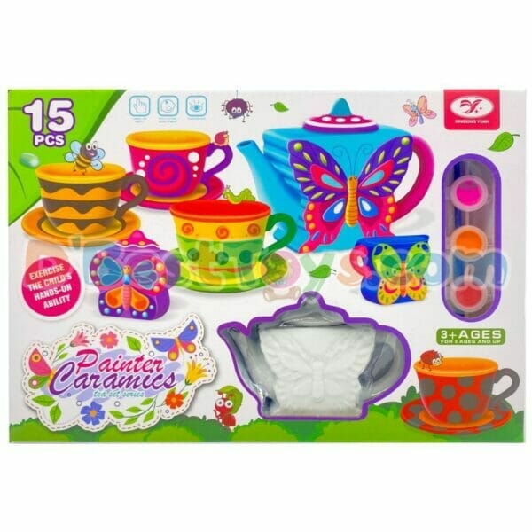 painter ceramics tea set series (15 pcs)3