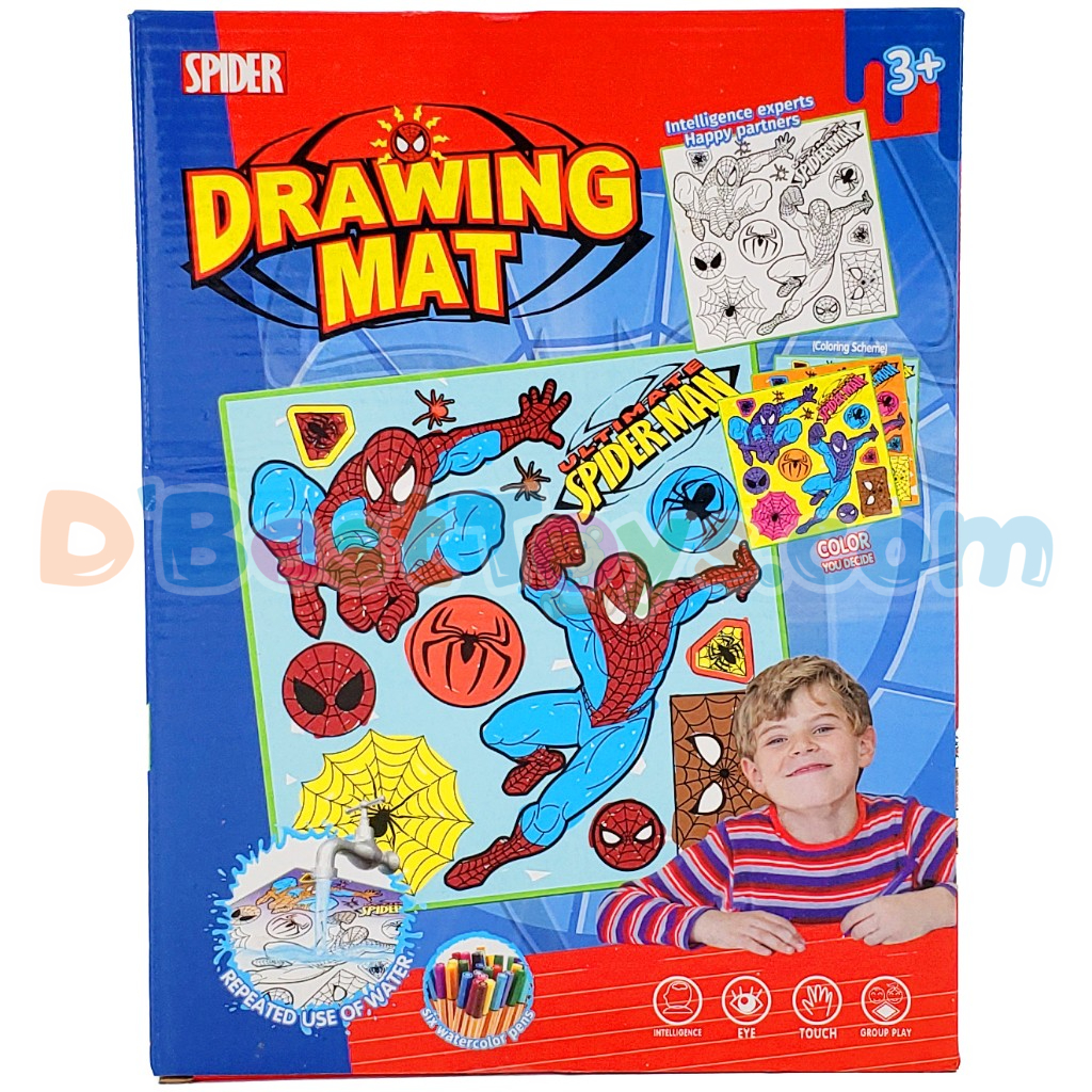 spider man drawing mat1