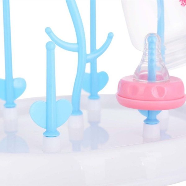 baby bottle drying rack baby bottle cleaning dryer drainer storage rack tree shape rack for babies 3 1
