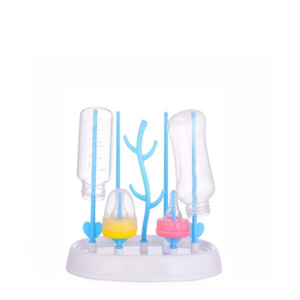 baby bottle drying rack baby bottle cleaning dryer drainer storage rack tree shape rack for babies 4