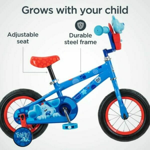 nickelodeon blue's clues kids bike, 12 inch wheel 2