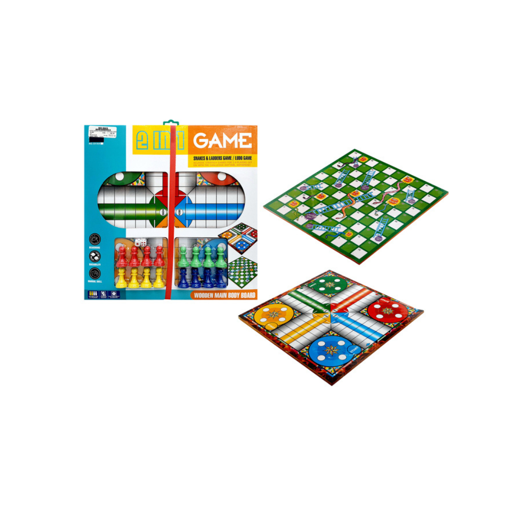 2 in 1 chess play set