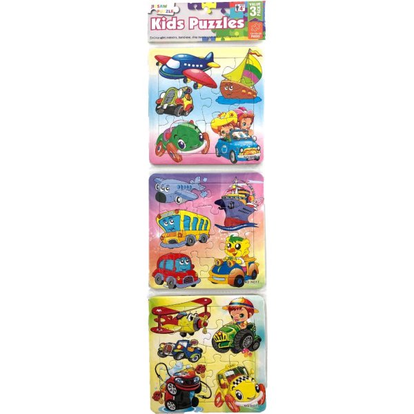 3pack kids puzzle