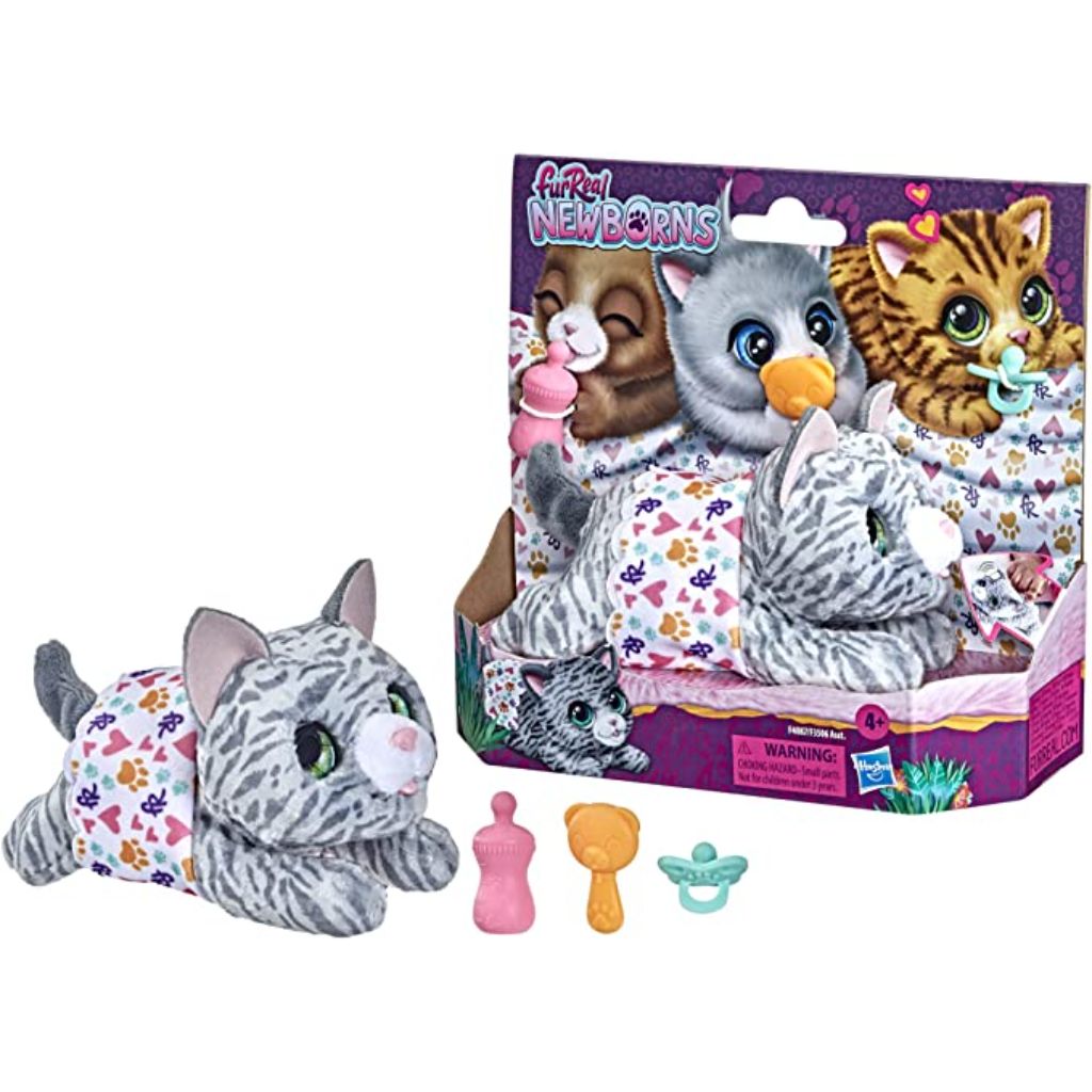 furreal newborns kitty interactive animatronic plush toy (5)
