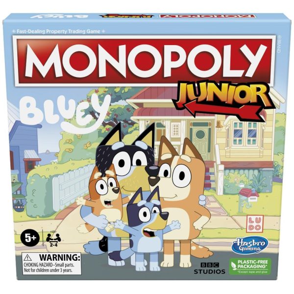 hasbro gaming monopoly junior bluey