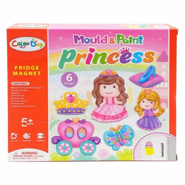 mould and paint princess fridge magnet1