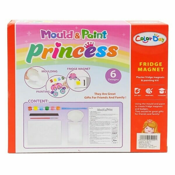 mould and paint princess fridge magnet3