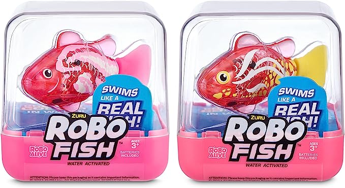 robo alive robo fish series 2 (hot pink + pink 2 pack) by zuru (3)