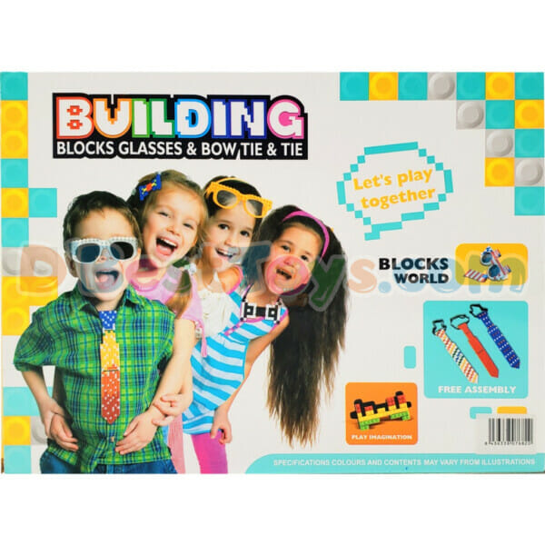 building blocks – digital watch with tie and bow tie4