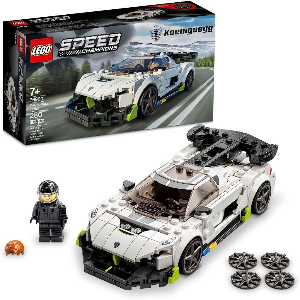LEGO Speed Champions Koenigsegg Jesko 76900 Building Toy (280 Pieces)