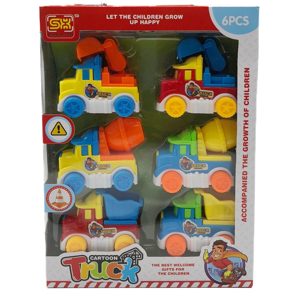 cartoon trucks 6 pack2