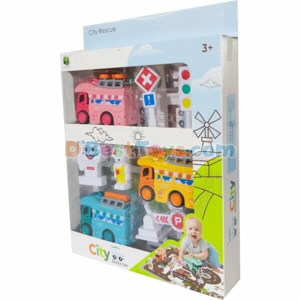 city rescue truck set2