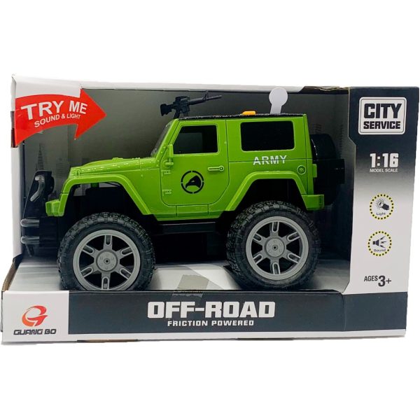 off road friction powered army green1