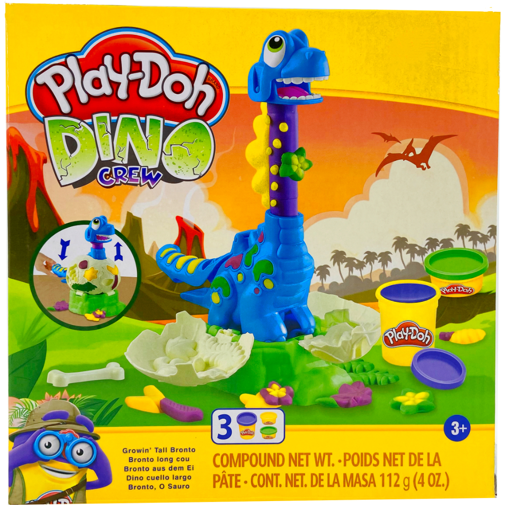 play doh dino crew growin' tall bronto1