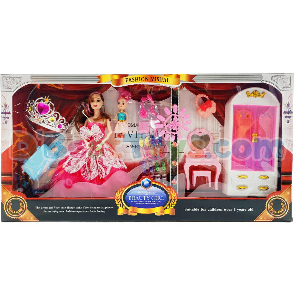 beauty girl doll set1