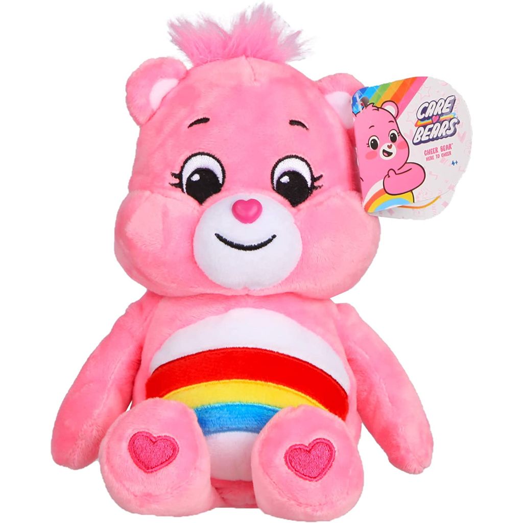 care bears cheer bear bean plush, 9 inches