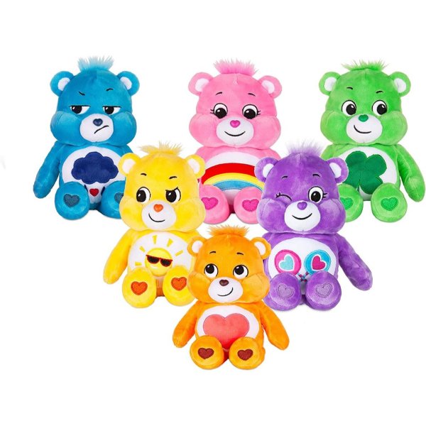 care bears cheer bear bean plush, 9 inches4