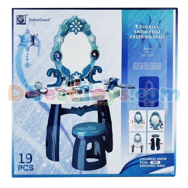 colourful snow edge dressing table 19 pc1