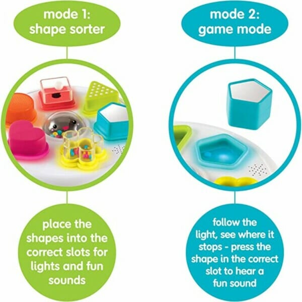 early learning centre little senses glowing highchair toy 4