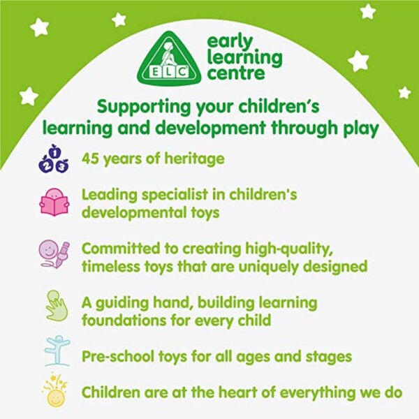 early learning centre wooden activity train table, hand eye coordination training and fine motor skills toys for 2 year old 2