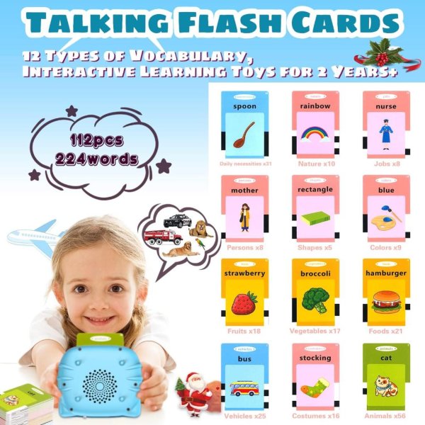 richgv talking flash cards for toddlers 1