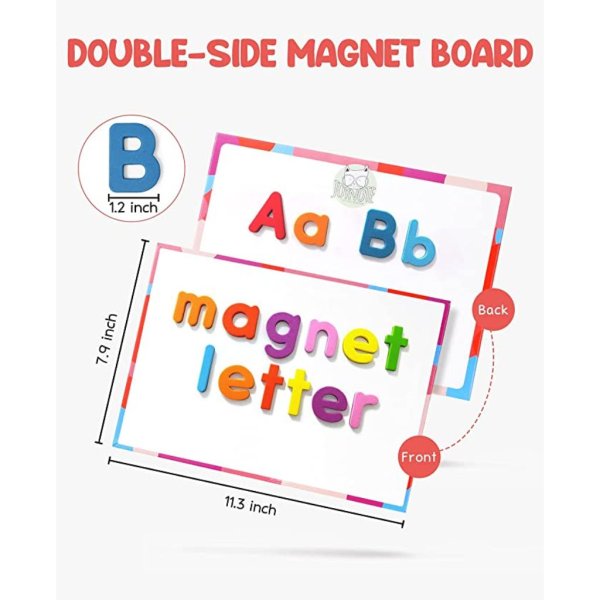 gamenote classroom magnetic alphabet letters kit (234 pcs) (2)