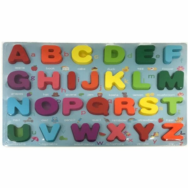 Wooden Uppercase Letters