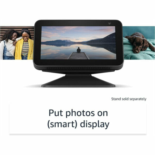 echo show 5 (2nd gen, 2021 release) smart display with alexa and 2 mp camera glacier white5