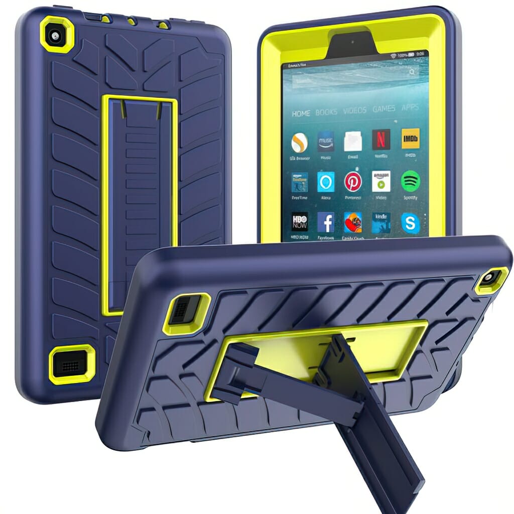 fire hd 7″ tablet case – blue and green1