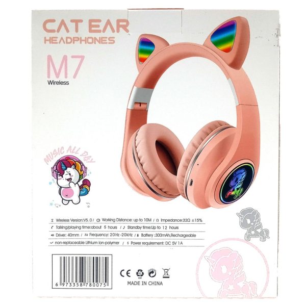 cat ear headphones m7 wireless3