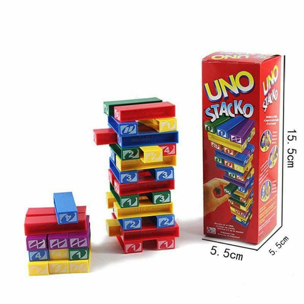  Mattel Games UNO StackoGame for Kids and Family with