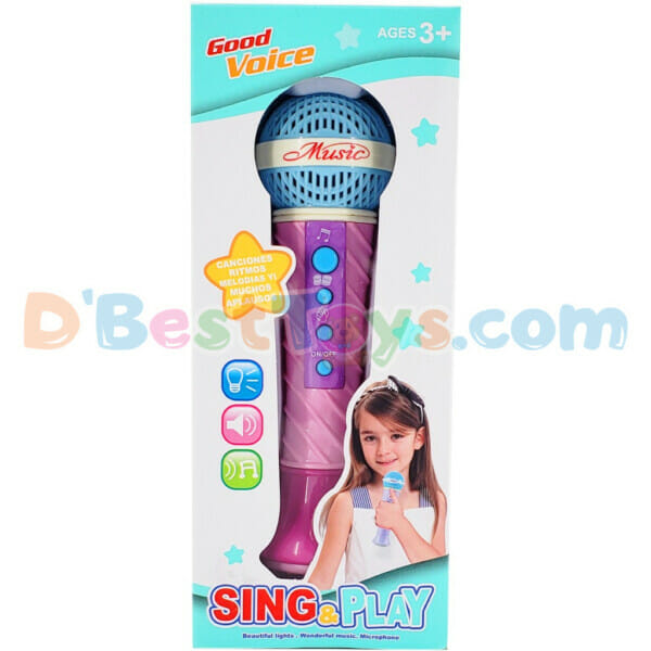 good voice sing and play microphone pink (2)