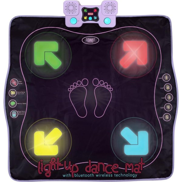 kidzlane light up bluetooth dance mat