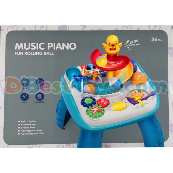 musical piano with fun rolling ball (2)