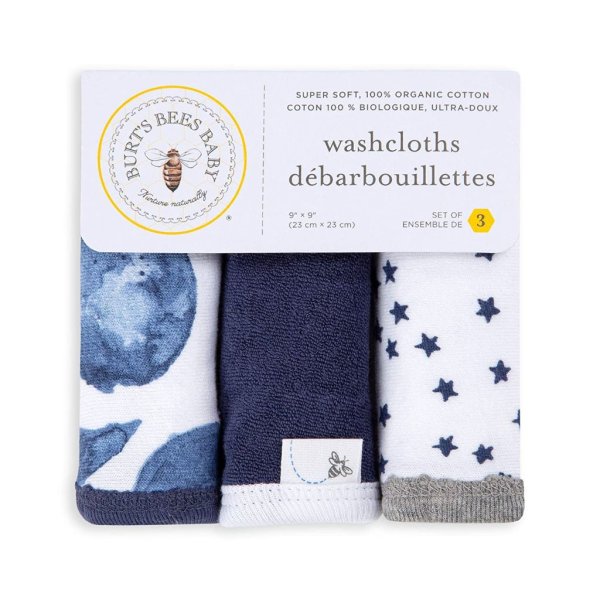 burt's bees baby washcloths blue1