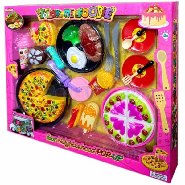 follow me foodie your neighborhood pop up 30 pcs food play set (1)