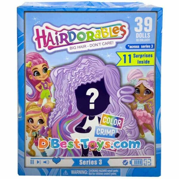 hairdorables big hair, don't care! (11 surprises inside)