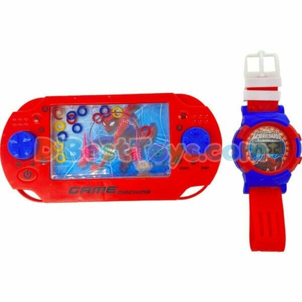 happy time game machine & watch spiderman