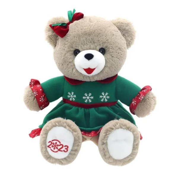 holiday time, snowflake girl teddy