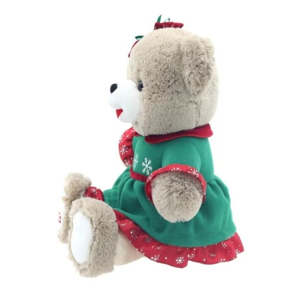 holiday time, snowflake girl teddy2