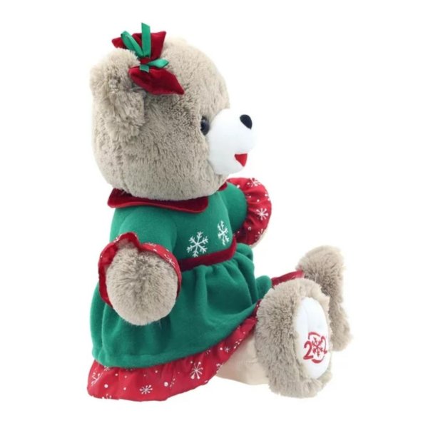 holiday time, snowflake girl teddy3