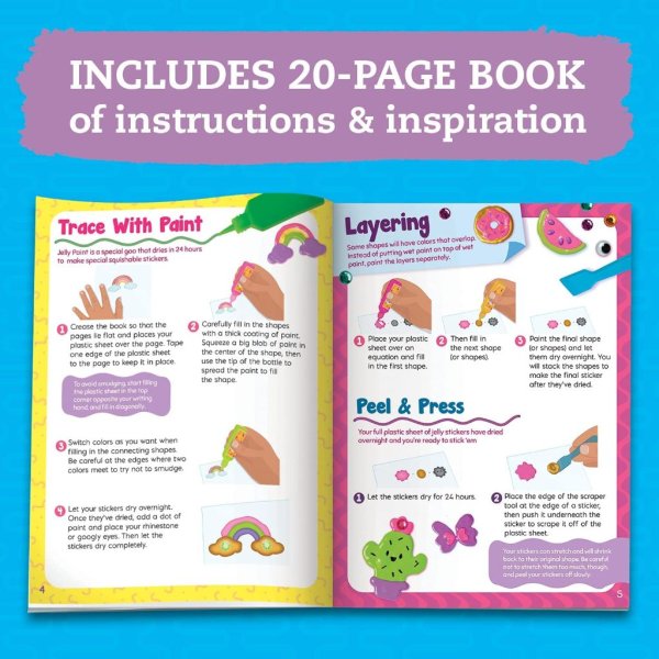 klutz paint & peel jelly stickers craft kit4