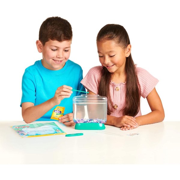 little live aqua dragons deep sea habitat led light up tank hatch and grow aquatic pets3