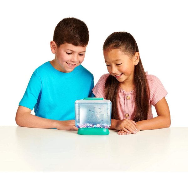 little live aqua dragons deep sea habitat led light up tank hatch and grow aquatic pets5