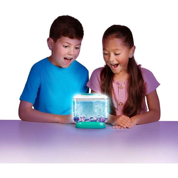 little live aqua dragons deep sea habitat led light up tank hatch and grow aquatic pets6