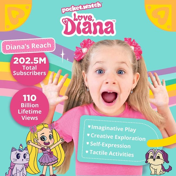 love, diana magical make up set5
